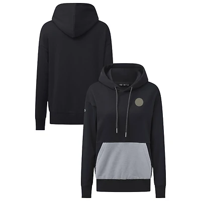 Women's Levelwear  Black Edmonton Oilers Bonfire Copper Sweatshirt