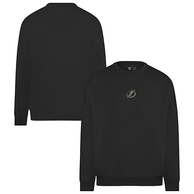 Men's Levelwear  Black Tampa Bay Lightning Luxe Signature Sweatshirt