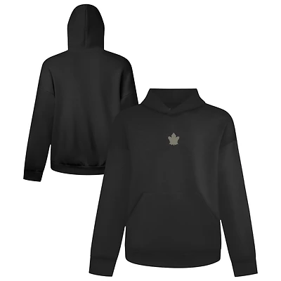 Men's Levelwear  Black Toronto Maple Leafs Luxe Signature Copper Hoodie