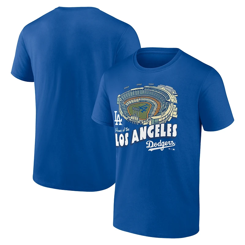 Men's Royal Los Angeles Dodgers Home Stadium T-Shirt