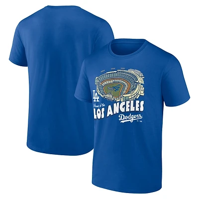 Men's Royal Los Angeles Dodgers Home Stadium T-Shirt