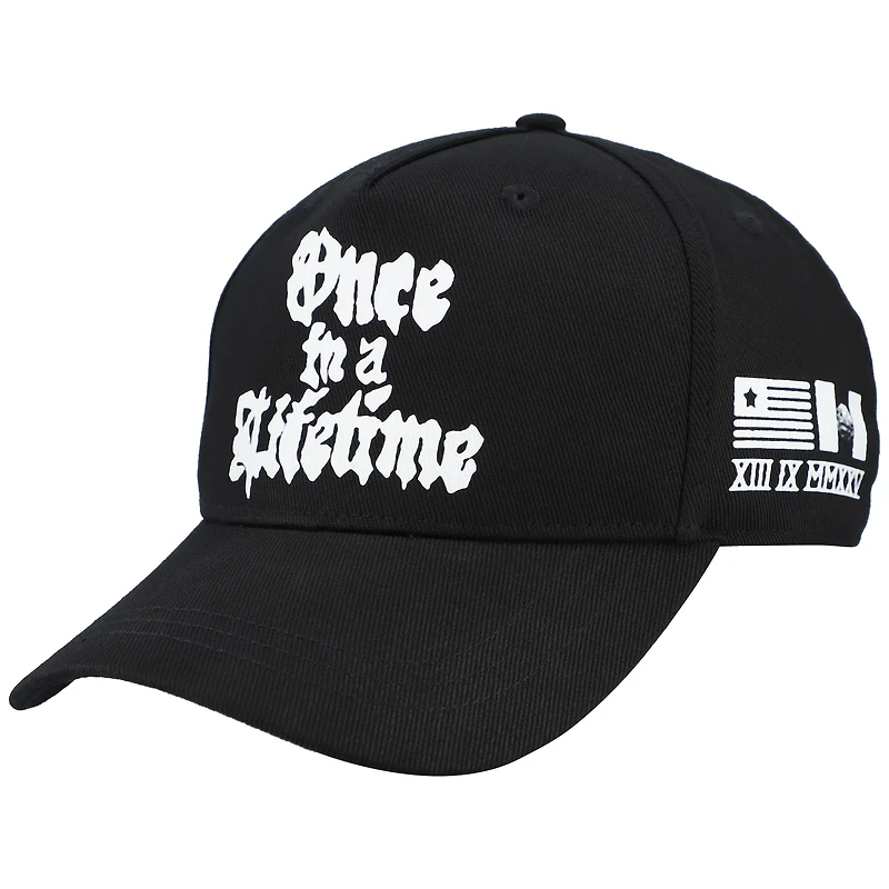 Canelo vs. Crawford Men's Purple Brand Black Once In A Lifetime Event Snapback Hat