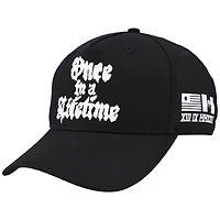 Canelo vs. Crawford Men's Purple Brand Black Once In A Lifetime Event Snapback Hat