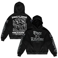 Canelo vs. Crawford Men's Purple Brand Black Once A Lifetime Event Hoodie