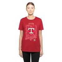 Women's New Era Red Texas Rangers 2026 City Connect Oversized T-Shirt