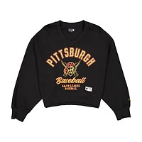 Women's New Era Black Pittsburgh Pirates 2026 City Connect V-Neck Sweatshirt