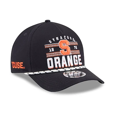 Men's New Era  Black Syracuse Orange Historic March Madness 9FORTY M-Crown Adjustable Hat