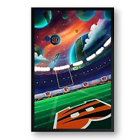Cincinnati Bengals Galaxy Print Framed Art