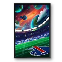 Buffalo Bills Galaxy Print Framed Art