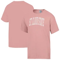 Men's ComfortWash  Pink St. Cloud State Huskies Distressed T-Shirt