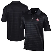 Men's Champion Black St. Cloud State Huskies Relaxed Fit Textured Solid Polo