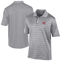 Men's Champion Gray St. Cloud State Huskies Relaxed Fit Textured Solid Polo