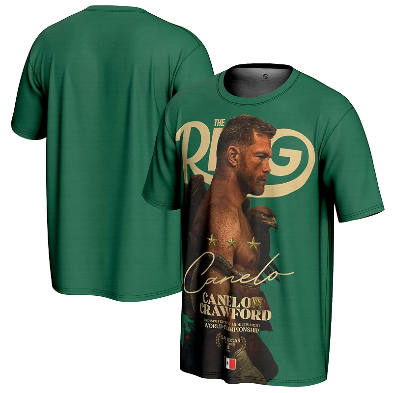 Canelo vs. Crawford Youth ProSphere Green T-Shirt