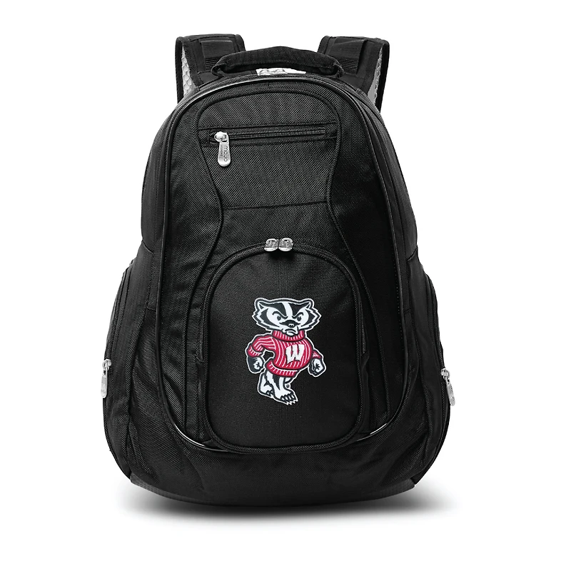 MOJO Wisconsin Badgers 19" Secondary Logo Premium Laptop Backpack