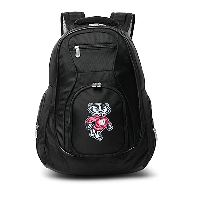 MOJO Wisconsin Badgers 19" Secondary Logo Premium Laptop Backpack