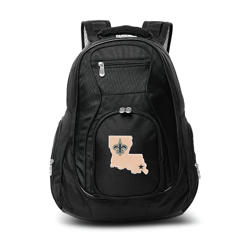 MOJO New Orleans Saints 19" Secondary Logo Premium Laptop Backpack
