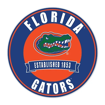 Florida Gators 24" Circle with Banner