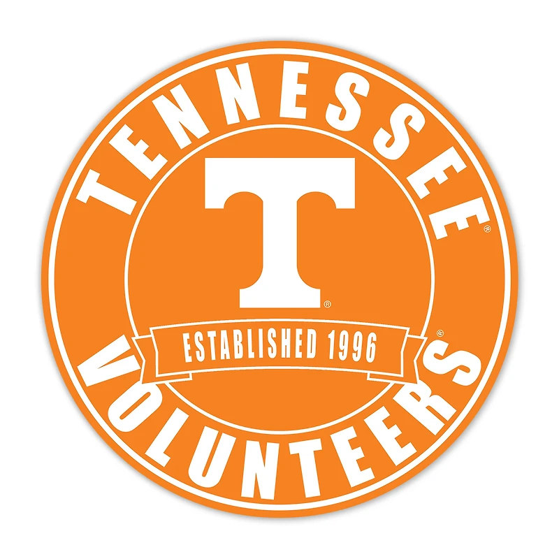 Tennessee Volunteers 24" Circle with Banner