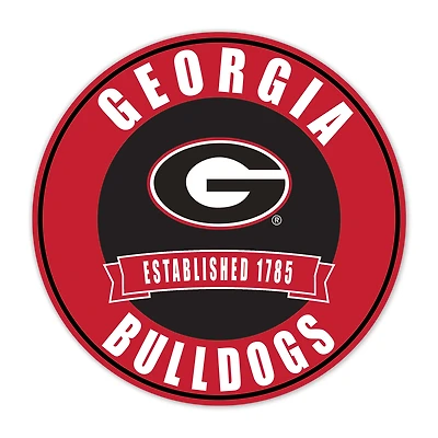 Georgia Bulldogs 24" Circle with Banner