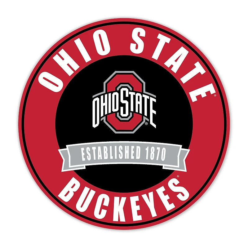 Ohio State Buckeyes 24" Circle with Banner