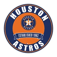 Houston Astros 24" Circle with Banner