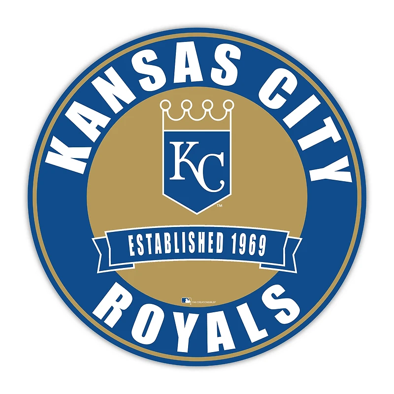 Kansas City Royals 24" Circle with Banner