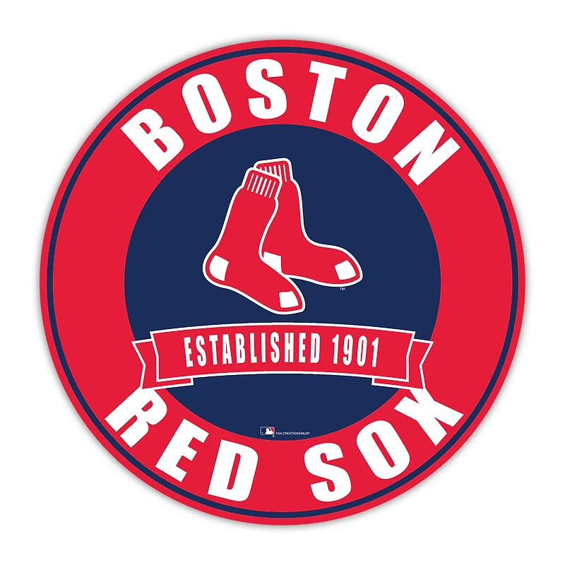 Boston Red Sox 24" Circle with Banner
