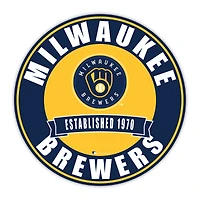 Milwaukee Brewers 24" Circle with Banner