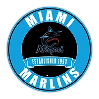 Miami Marlins 24" Circle with Banner