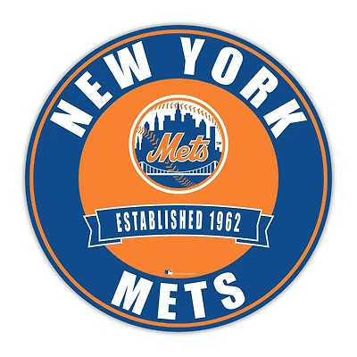 New York Mets 24" Circle with Banner