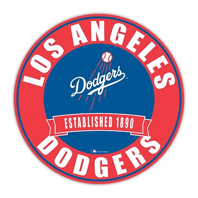 Los Angeles Dodgers 24" Circle with Banner