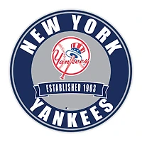 New York Yankees 24" Circle with Banner