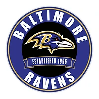 Baltimore Ravens 24" Circle with Banner