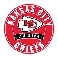 Kansas City Chiefs 24" Circle with Banner