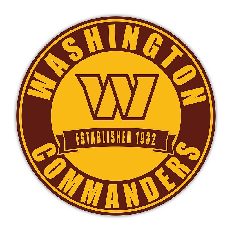 Washington Commanders 24" Circle with Banner