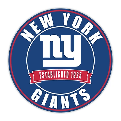 New York Giants 24" Circle with Banner