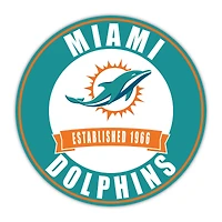 Miami Dolphins 24" Circle with Banner