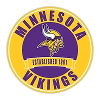 Minnesota Vikings 24" Circle with Banner
