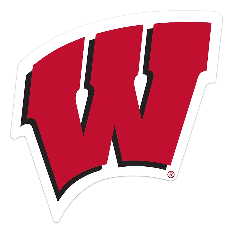 Wisconsin Badgers 24" Logo Cutout Sign