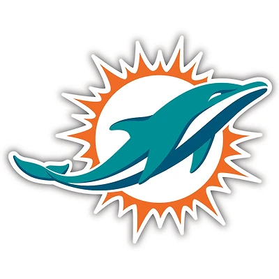 Miami Dolphins 24" Logo Cutout Sign