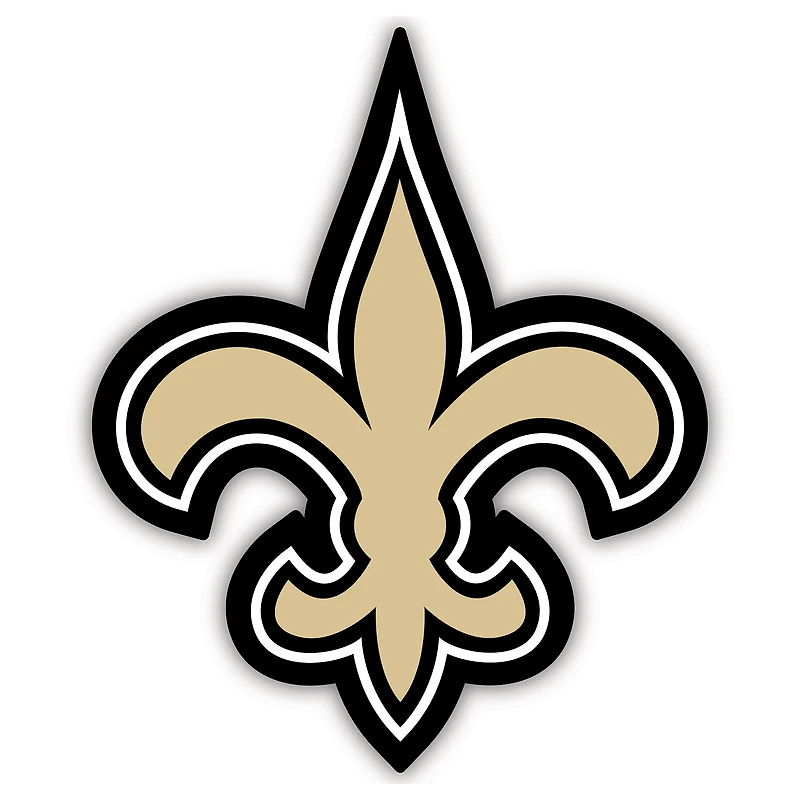 New Orleans Saints 24" Logo Cutout Sign