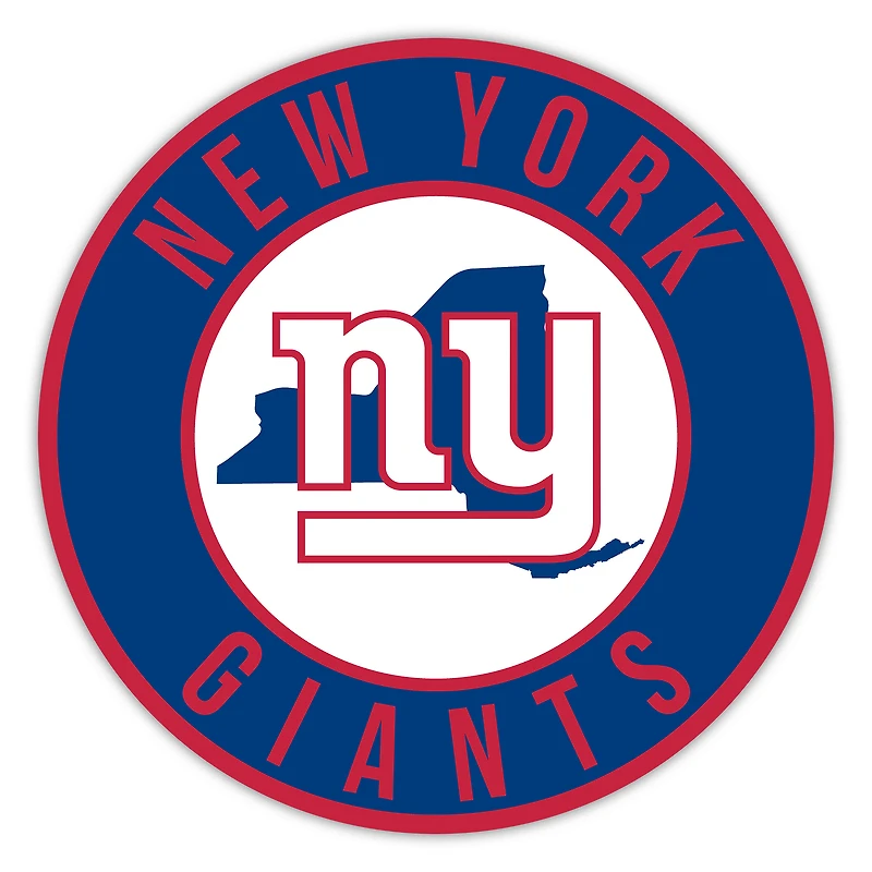 New York Giants 12" State Circle Sign