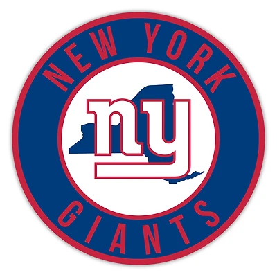 New York Giants 12" State Circle Sign