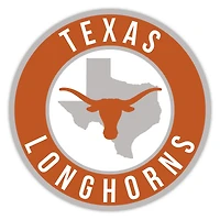 Texas Longhorns 12" State Circle Sign