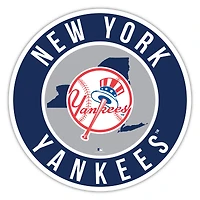 New York Yankees 12" State Circle Sign