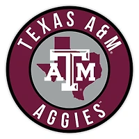 Texas A&M Aggies 12" State Circle Sign