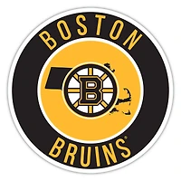 Boston Bruins 12" State Circle Sign