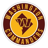 Washington Commanders 12" State Circle Sign