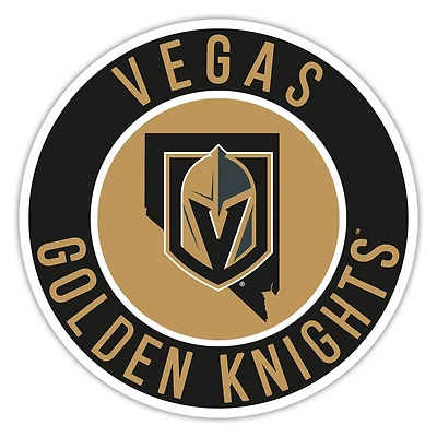 Vegas Golden Knights 12" State Circle Sign