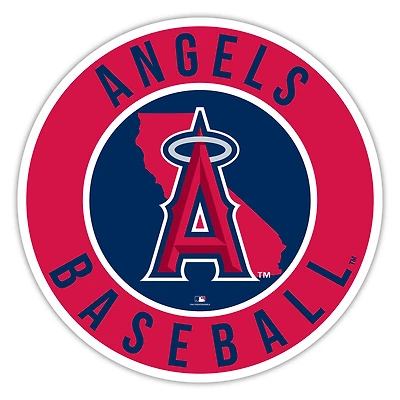Los Angeles Angels 12" State Circle Sign